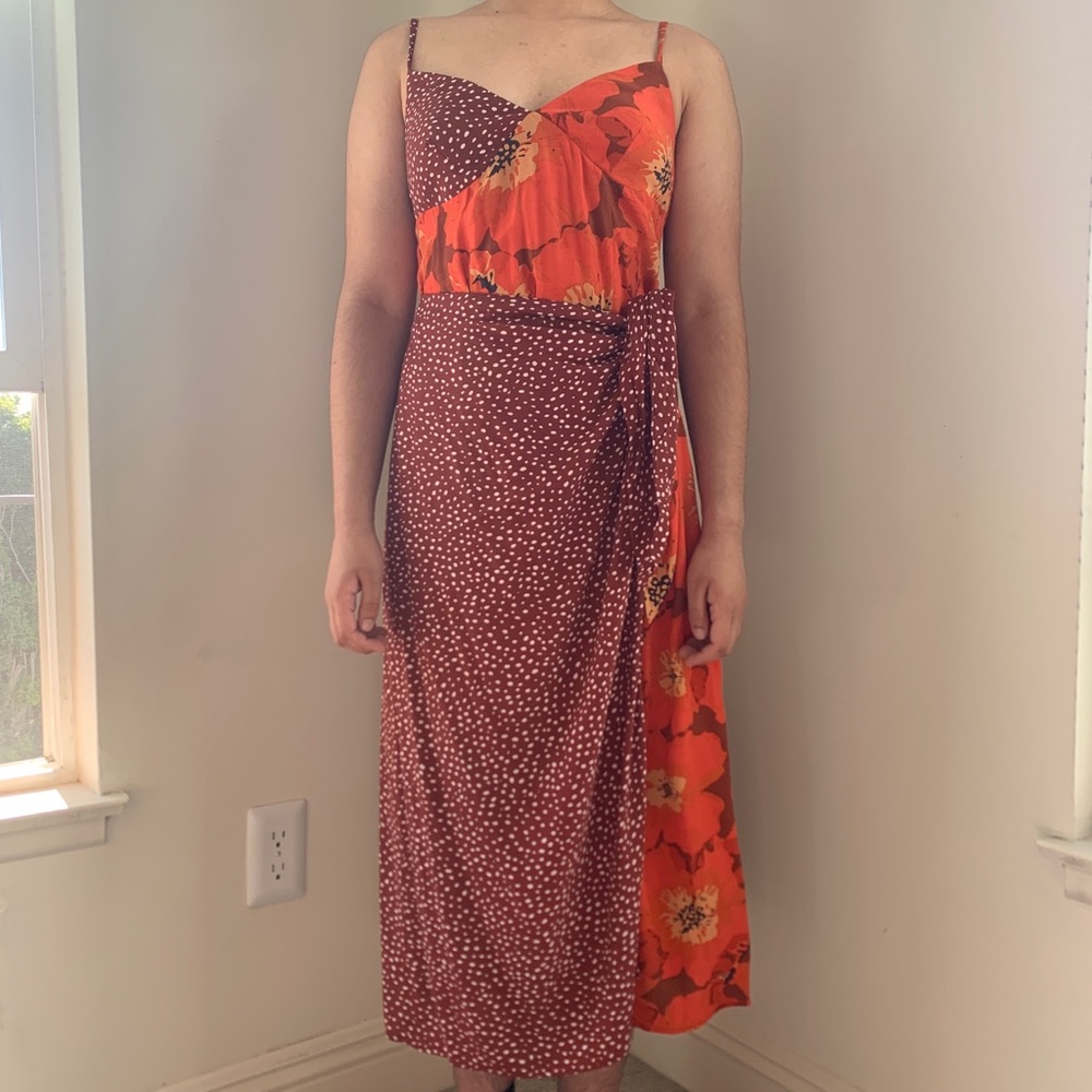 & Other Stories Midi Dress, size 6.